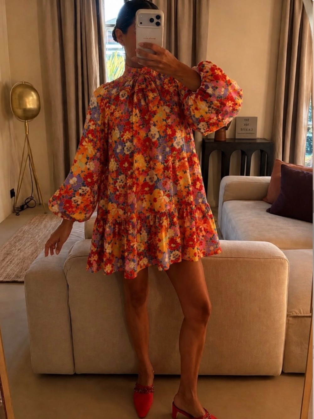 Emily McCarthy High Neck Dress